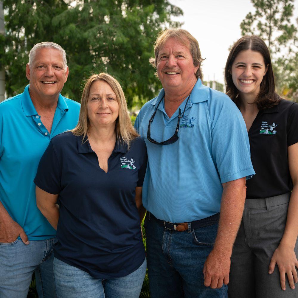 Image of the Conservation team. 
