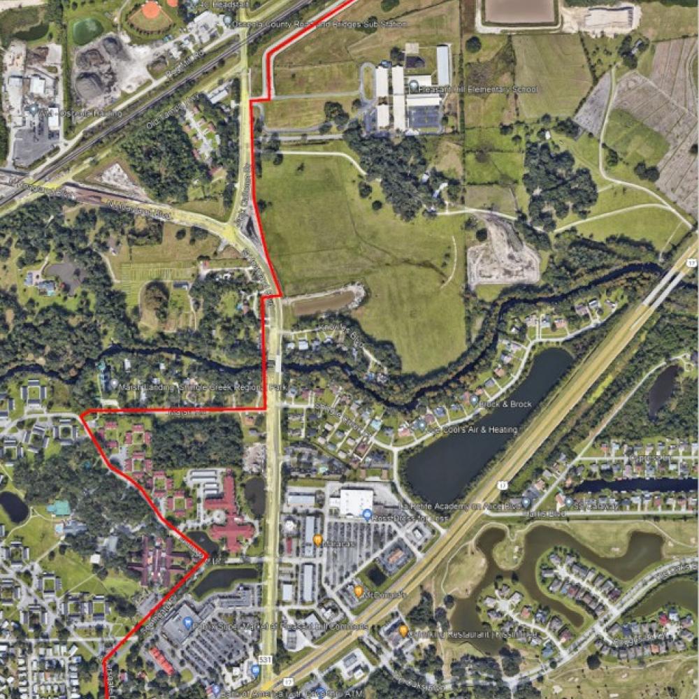 Hoagland Boulevard Map
