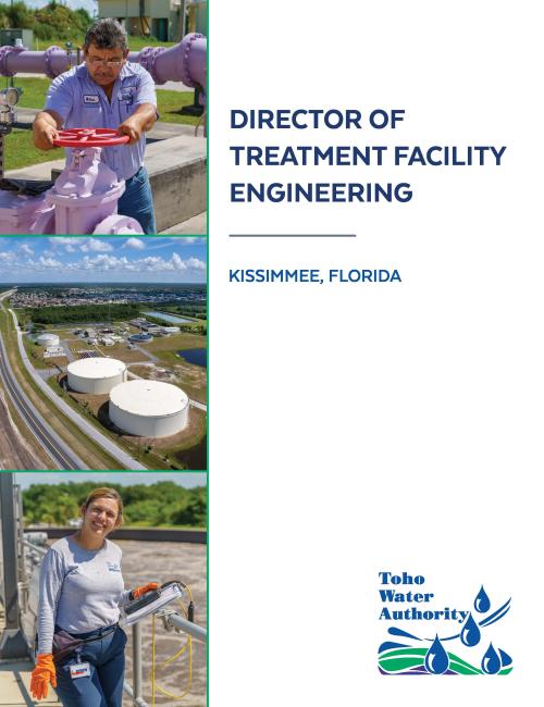 image showing brochure cover for Facility Treatment Engineering Director position.